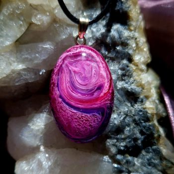 Lila Álom ovális medál 2024-02