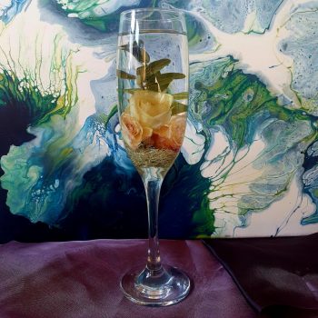 Esküvői csokorból készült lámpások - galéria