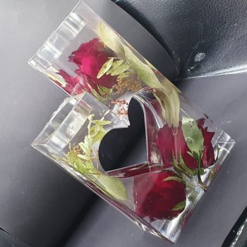 Esküvői csokorból készült lámpások - galéria